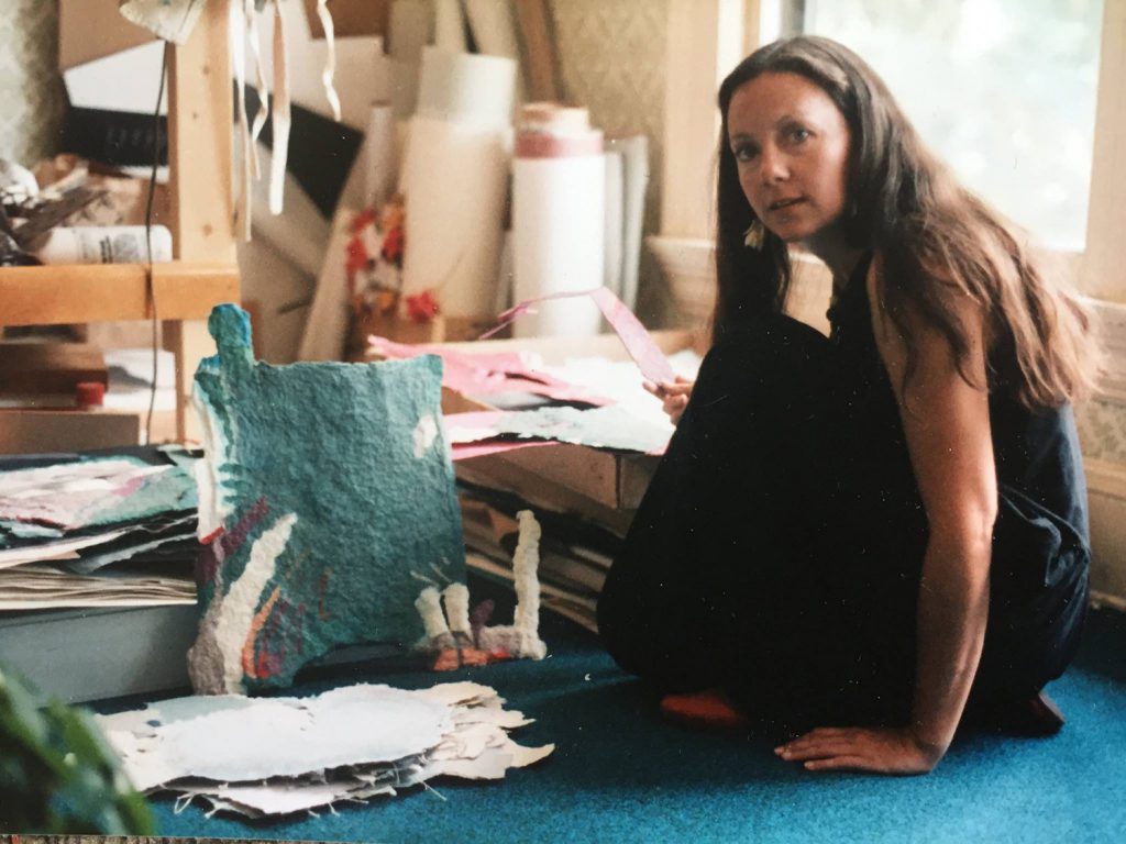 Deborah Thornton at Business of Art Center in 1986 in Manitou Springs